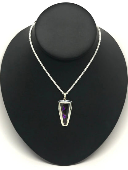 Sugilite Triangle Pendant Tarazed Gems & Jewellery