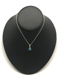 Swiss Blue Topaz Trillion Pendant Tarazed Gems & Jewellery