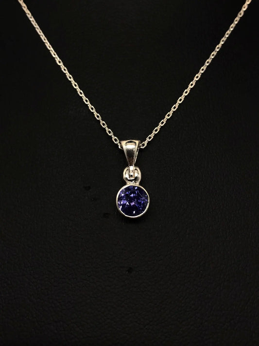 Tanzanite Circle Pendant Tarazed Gems & Jewellery