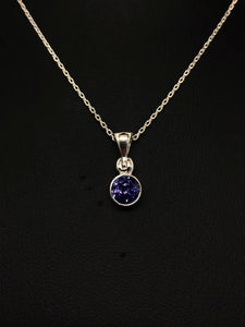 Tanzanite Circle Pendant Tarazed Gems & Jewellery