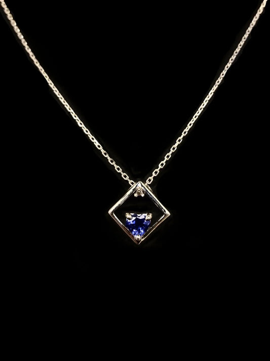 Tanzanite Heart Pendant Tarazed Gems & Jewellery