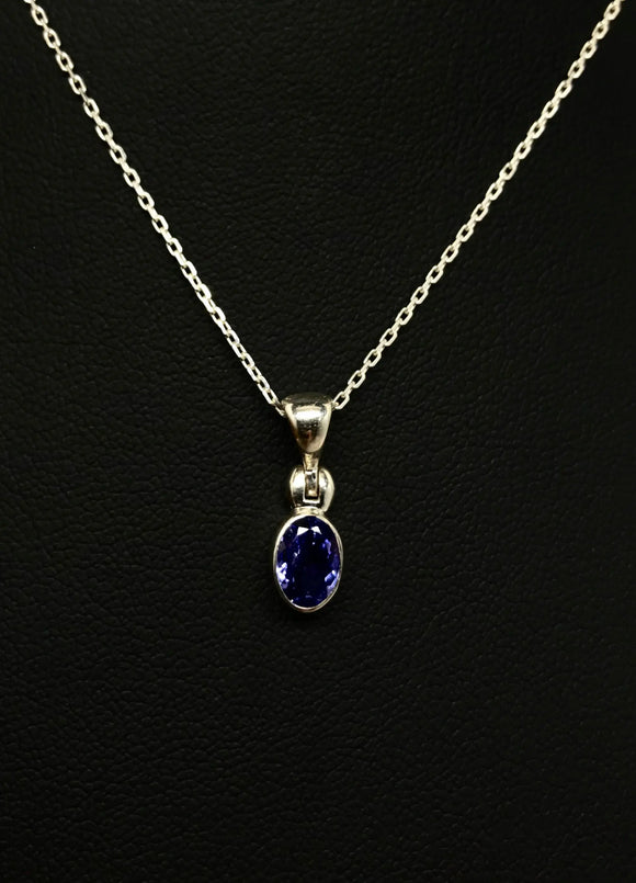 Tanzanite Oval Pendant Tarazed Gems & Jewellery