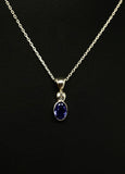 Tanzanite Oval Pendant Tarazed Gems & Jewellery