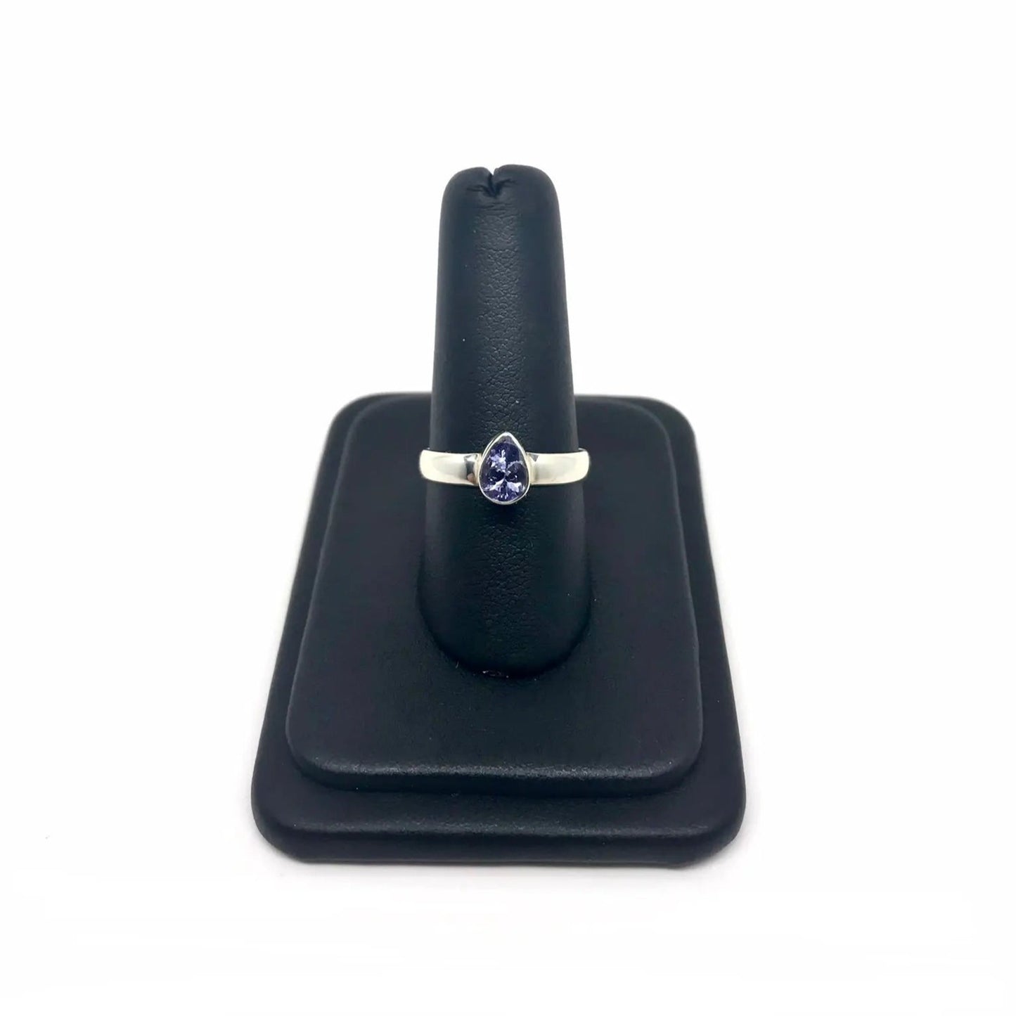 Tanzanite Pear Ring Size 8 Tarazed Gems & Jewellery
