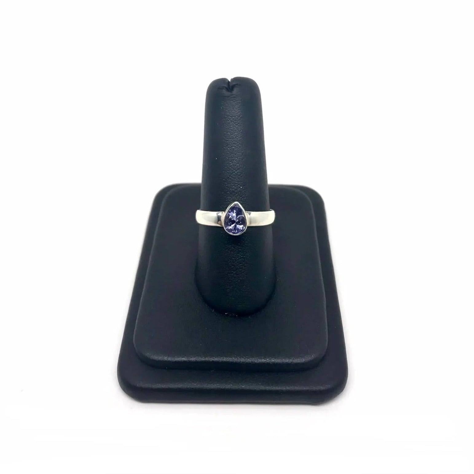 Tanzanite Pear Ring Size 8 Tarazed Gems & Jewellery