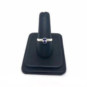 Tanzanite Pear Ring Size 8 Tarazed Gems & Jewellery