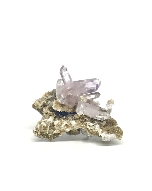 Veracruz Amethyst On Laumontite(?) Epimorph (Mexico) Tarazed Gems & Jewellery